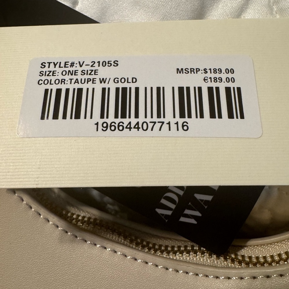 Valentino Orlandi Cream Studded Shoulder Bag with wallet - Picture 4 of 6